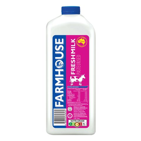 Farmhouse Fresh Milk Pasteurised (Recyclable) 1.89L
