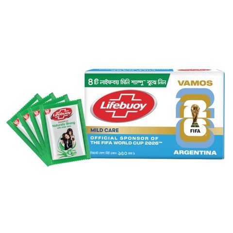 Buy Lifebuoy Skin Cleansing Soap Bar Care 150g & Get Free Lifebuoy Shampoo 4 Sachets