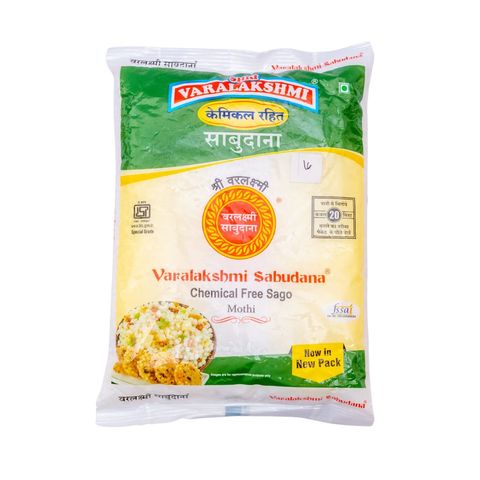 Varalakshmi Sabudana Chemical Free Moti Sago 500g