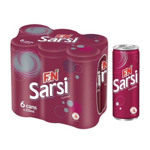 F&N Sarsi 6 x 325ml (Recyclable)
