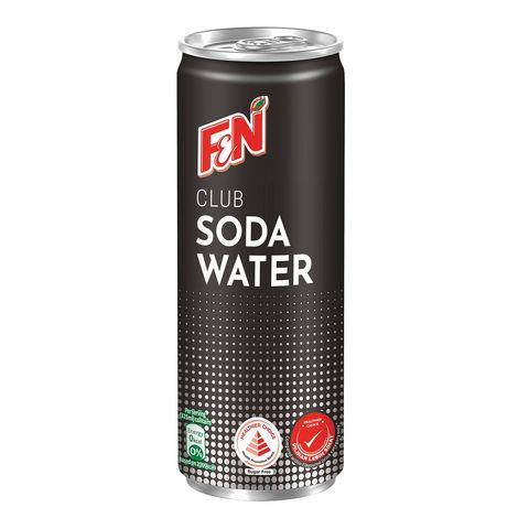 F&N Club Soda Water 4 x 325ml (Recyclable)