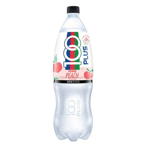 100PLUS Power Zero Sugar Peach Electrolyte Drink 1.5L (Recyclable)