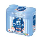 Ice Mountain Sparkling Water Peach 6 x 325ml (Recyclable)