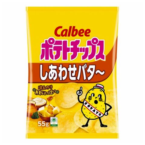 Calbee Potato Chips Happy Butter 55g