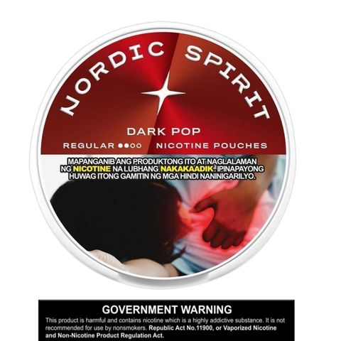 Nordic Spirit Dark Pop Regular Can (20 Pouches) 1 Unit
