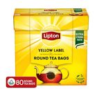 Lipton Yellow Label Round Tea Bags (80 Pieces) 200g