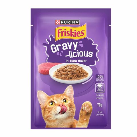 Friskies Adult Wet Cat Food Tuna Flavor 70g