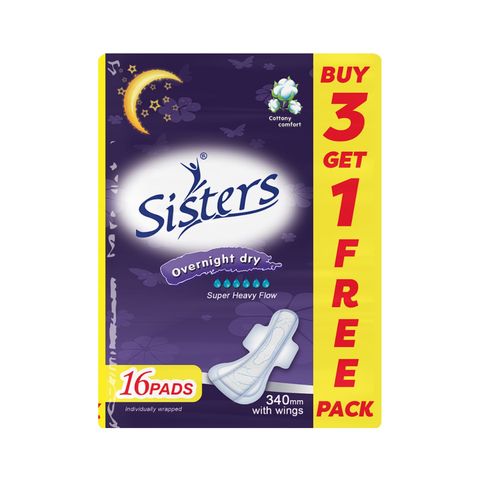Sister Overnight (Buy 3 + 1 Pack) 4 x 4 Pieces