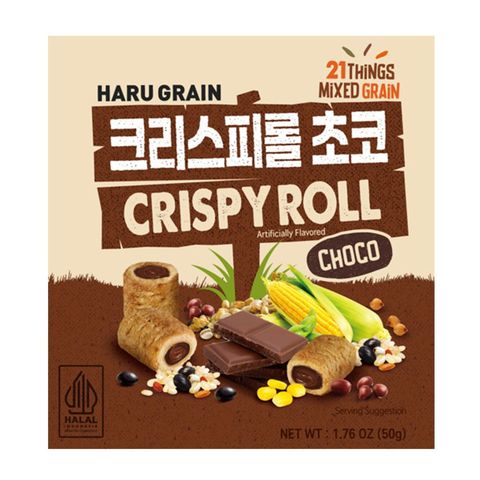 Haru Grain Crispy Roll Chocolate 50g