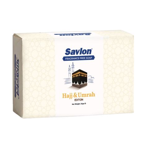 Savlon Hajj & Umrah Fragrance Free Soap 25g x 4 Pieces
