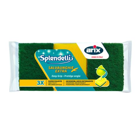 Arix Splendelli - Easy Grip Yellow Sponge 3 Pieces