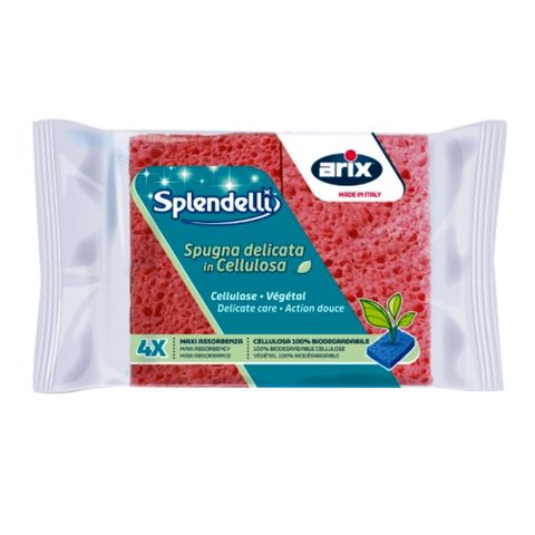 Arix Splendelli - Multipurpose Cellulose Sponge 4 Pieces