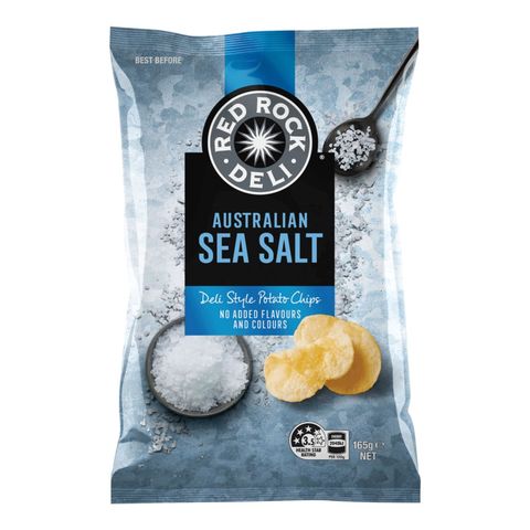 Red Rock Deli Sea Salt Potato Chips 165g