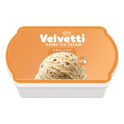 Velvetti Praline Dairy Ice Cream 1300ml