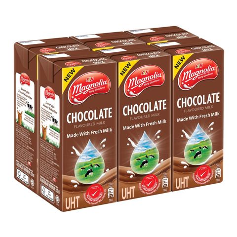 Magnolia UHT Fresh Chocolate Milk 6 x 200ml