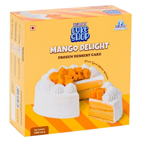 Igloo Cake Shop Mango Delight Frozen Dessert Cake 1000ml