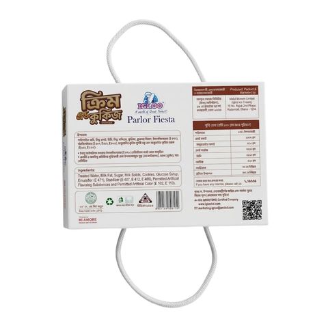 Igloo Parlor Fiesta Cream & Cookies Ice Cream 1L