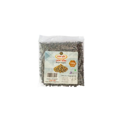 Golden Grain Black Pepper (Gol Morich) Whole 100g