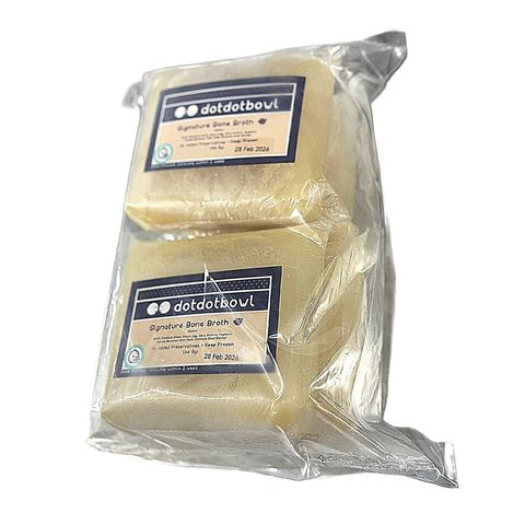 Dotdotbowl Frozen Signature Pork Bone Broth Set of 4 x 500ml