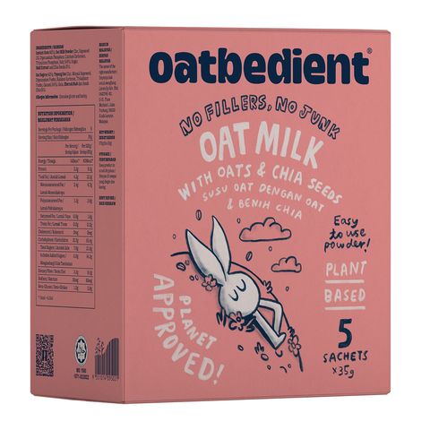 Oatbedient Oat Milk with Oat & Chia Seeds 5 x 35g