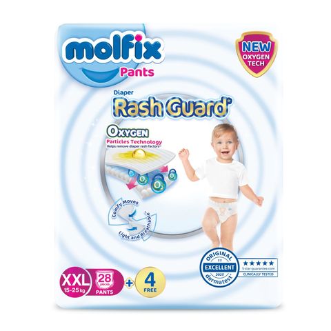 Molfix Rash Guard Pants XXL 32 Pieces