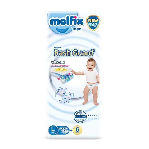Molfix Rash Guard Tape L 52 Pieces