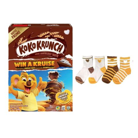 Koko Krunch Breakfast Cereal (Free Socks/Assorted) 450g