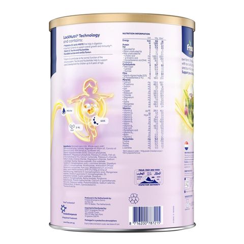Friso Gold Stage 4 Growing-up Formula (3-6 Years) 1.8kg