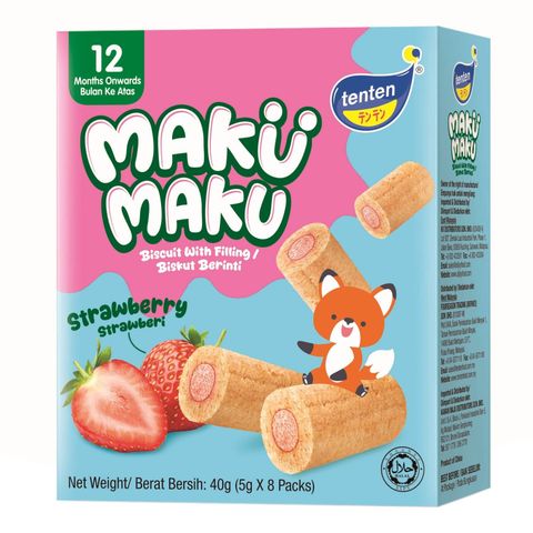 Tenten Maku Maku Strawberry (12+ Months) 40g