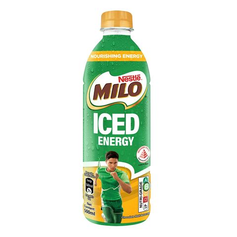 Milo Iced Energy Chocolate Malt 500ml (Recyclable)