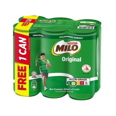 Milo Activ-go Original 6 x 240ml (Recyclable)