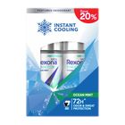 Rexona Men Roll on Deodorant Arctic Ocean Mint (Twin Pack) 2 x 45ml