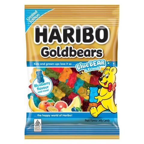 [Limited Edition] Haribo Goldbears Blue Bear & Friends Gummies 80g