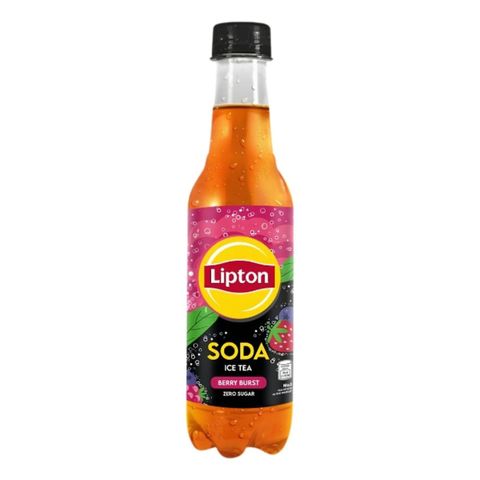 Lipton Soda Ice Tea Berry Burst Zero Sugar 290ml