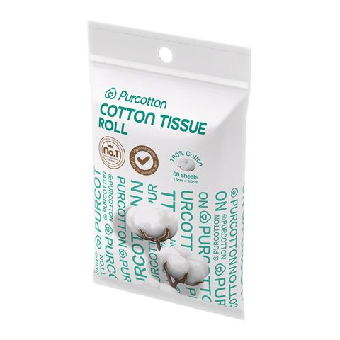 Purcotton Cotton Tissue Roll 50 Sheets