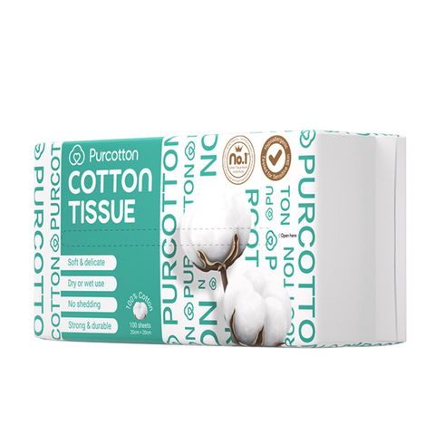 Purcotton 100% Cotton Tissue 100 Sheets