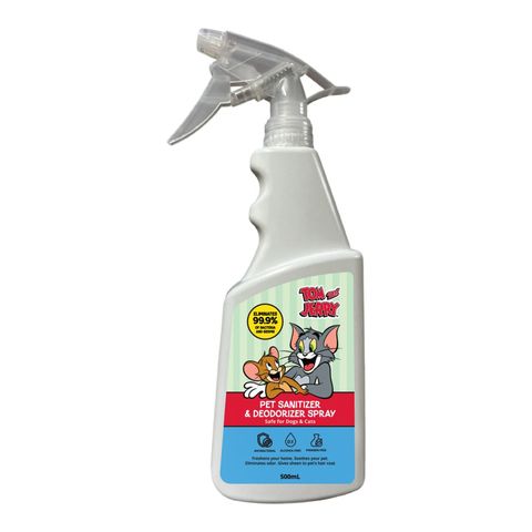 Tom and Jerry Pet Sanitizer & Deodorizer Spray 500ml