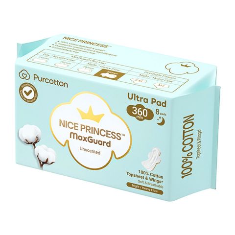 Purcotton Maxguard Ultra Pad 360mm 8 Pieces