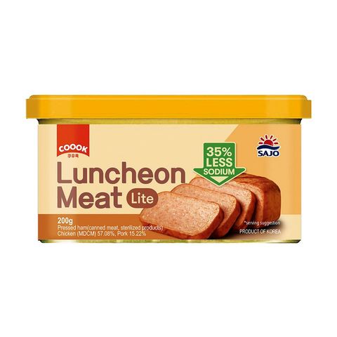 Coook X Sajo Korean Luncheon Meat Lite (Low Sodium) 200g