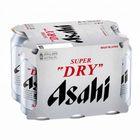 Asahi Super Dry Beer Can 6 x 350ml (Recyclable)