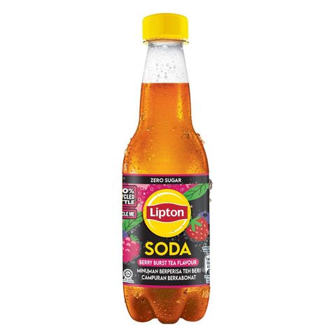 Lipton Ice Tea Berry Burst Soda Zero Sugar 400ml