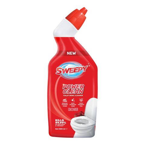 Sweepy Power Clean Rose Toilet Bowl Cleaner 500ml