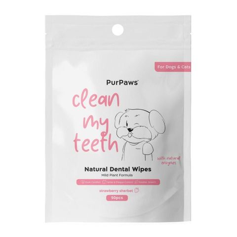 Purpaws Dental Wipes 50 Sheets
