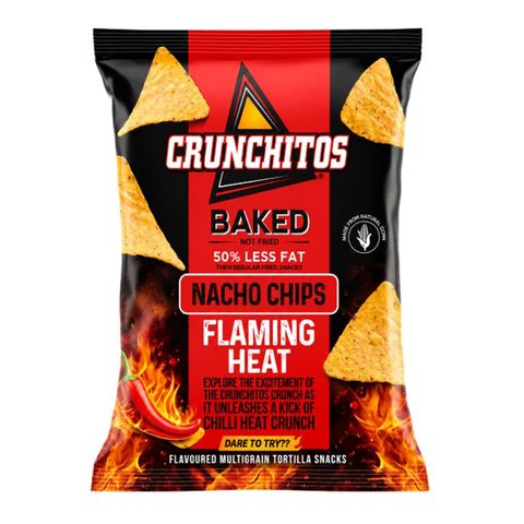 Crunchitos Nacho Chips Flaming Heat 32g