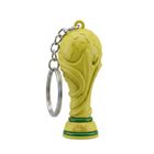 Silicone Golden Trophy Keychain