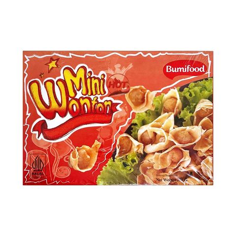 Bumifood Spicy Mini Shrimp Wonton 250g