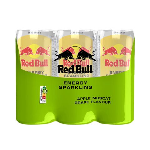 Red Bull Energy Sparkling Apple Muscat Grape 6 x 250ml (Recyclable)