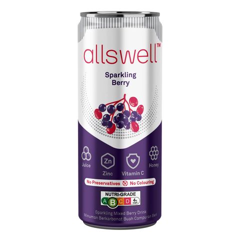 Allswell Sparkling Berry 250ml (Recyclable)