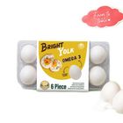 HNS Farms Bright Yolk Omega-3 Eggs 6 Pieces