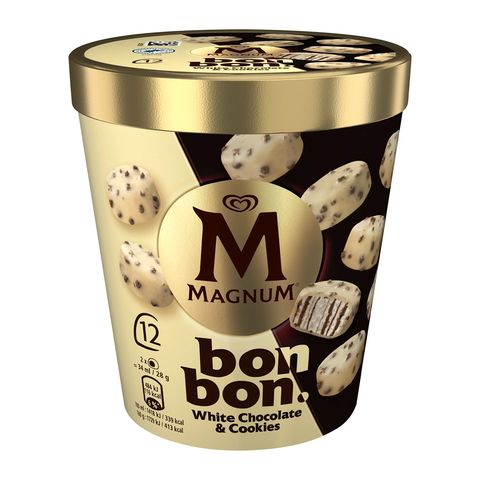Magnum Bon Bon White Chocolate & Cookies (12 x 17ml) 204ml